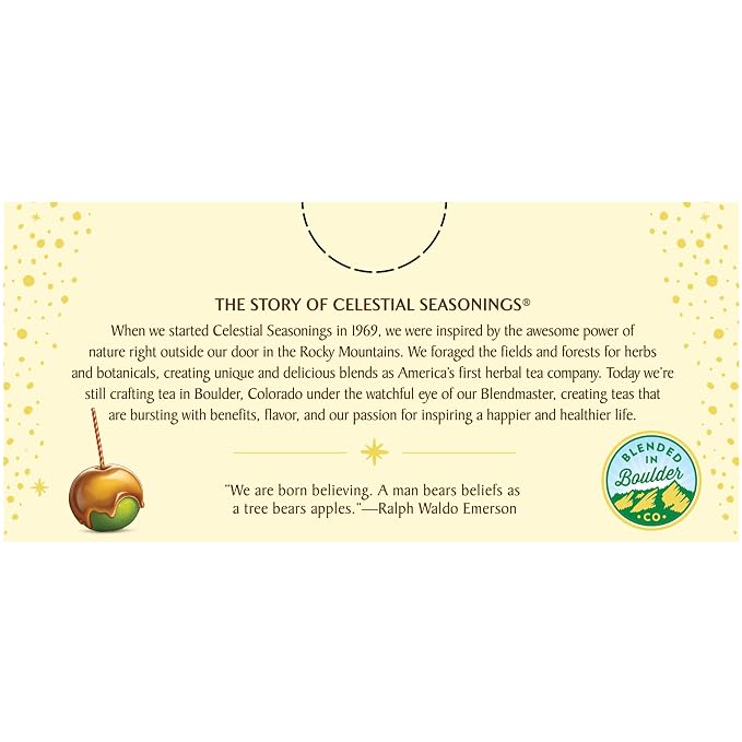 Celestial Seasonings Herbal Tea, Caramel Apple Dream, 18 Count (Pack of 6)