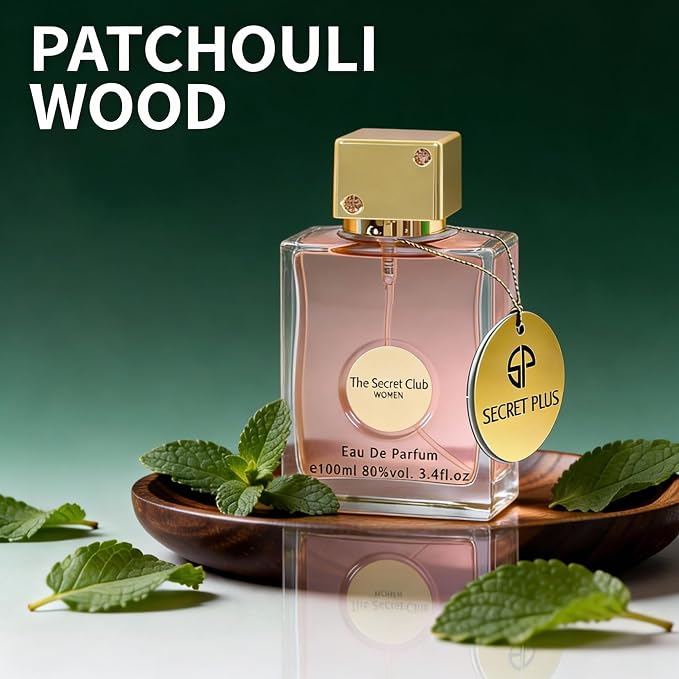 A CENTER The Secret Club Women's Cologne-Style Perfume | 100ml Floral Woody Eau de Parfum | Coconut Tuberose & Musk Scent Gift for Her