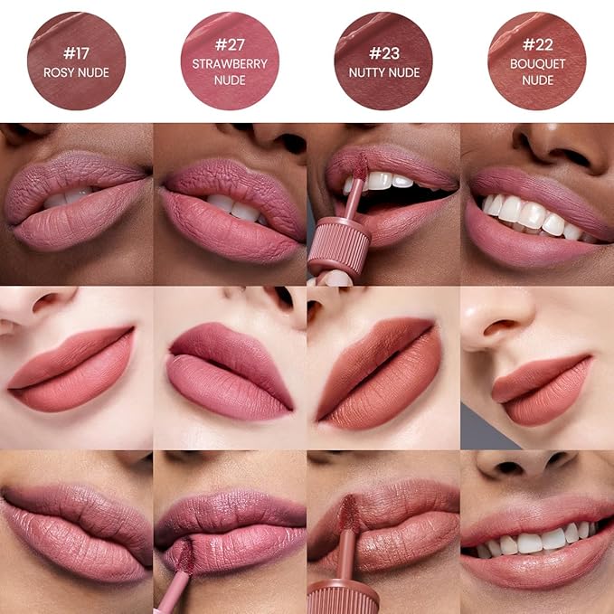 Peripera Ink the Velvet Lip Tint - High Pigment Color, Longwear, Weightless, Not Animal Tested, Gluten-Free, Paraben-Free (01 GOOD BRICK (NEW))