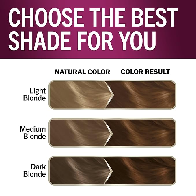 Schwarzkopf Keratin Permanent Hair Dye Cream, 6.33 Light Gold Brown, Professional Quality Color for Up to 100% Gray Coverage, Bond Enforcing System