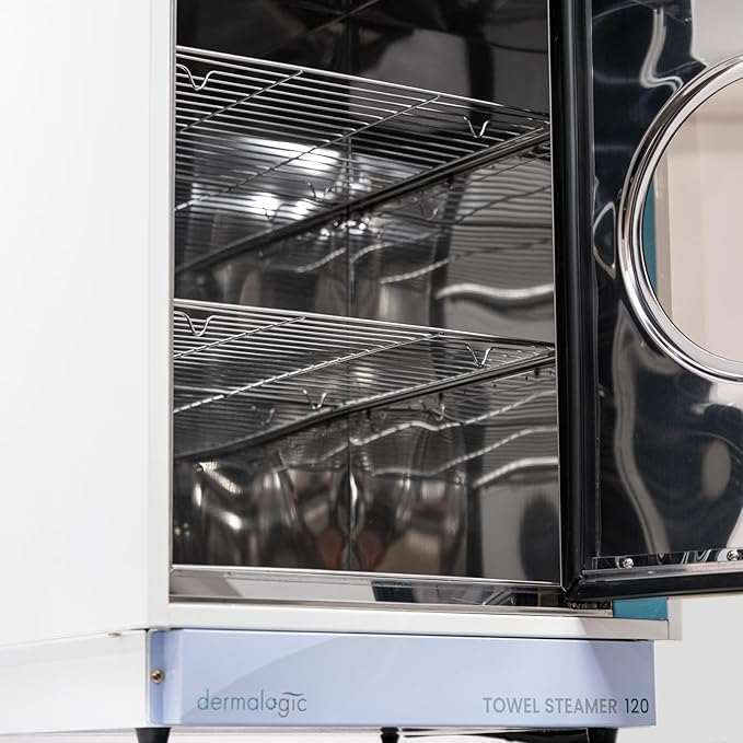 Dermalogic Towel Steamer 120 Professional Equipment for Massage Spa Center Barber Beauty Nail Salon