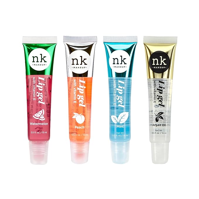 NICKA K NEW YORK Lip Gel, Hydrating, Lightweight, Glides on Effortlessly, Non Sticky Finish Lip Gel Colors (AMZ037)