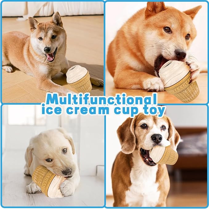 Interactive Dog Licking Toy for Mental Stimulation - Frozen Treat Dispenser Cognitive Dog Enrichment Toys, A licking toy for small and medium-sized dogs, Anti-boredom dog toys, easy-to-clean dog toys