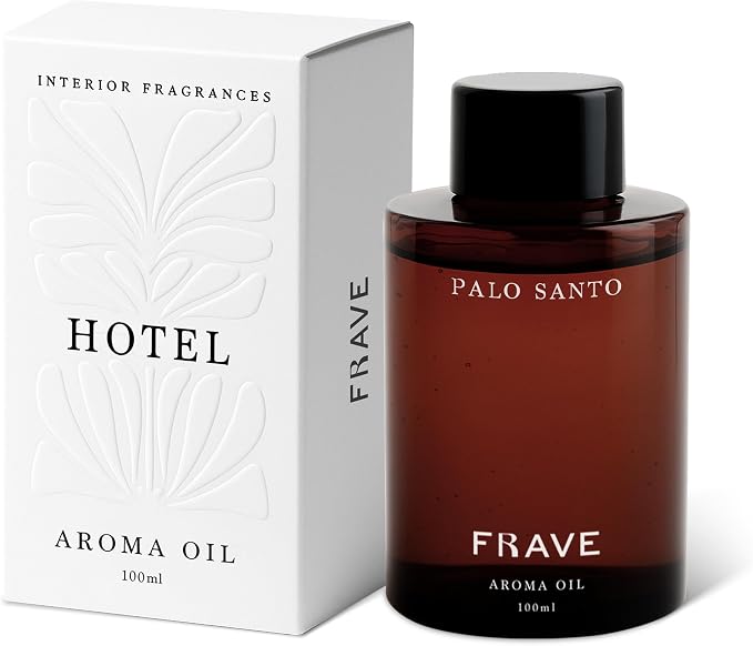 Palo Santo Hotel Diffuser Oil, 100ml, 3.38 oz Aroma Oil, Aromatherapy Refill Fragrance for Waterless Cold Air Diffusers, Home, Office, Hotel