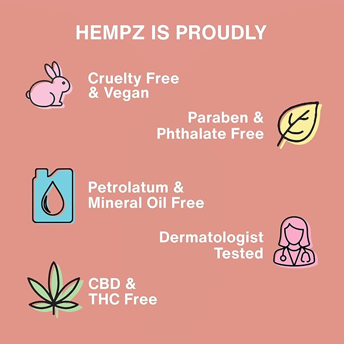 Hempz Juicy Peach Lotion, Hydrating Body Moisturizer, juicy fruit, 17 fl.oz.