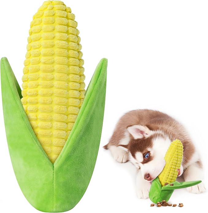 Vitscan Tough Corn Dog Toys for Aggressive Chewers Small Medium Large Breed