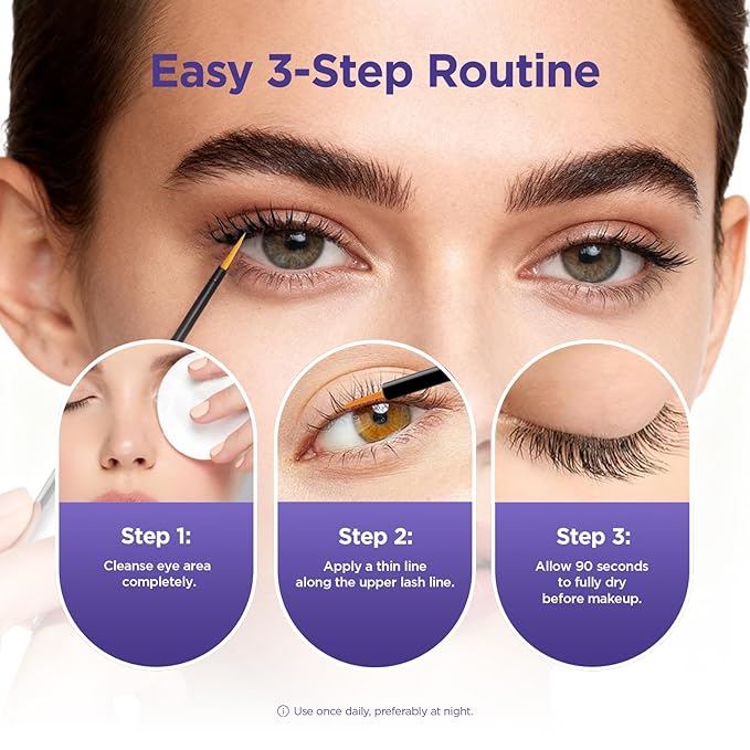 Lash Serum | Advanced Eyelash Growth Formula with Nourishing Botanical Extracts, Gentle Eye Treatment for Longer, Fuller & Thicker Natural Lashes, Vegan & Cruelty-Free