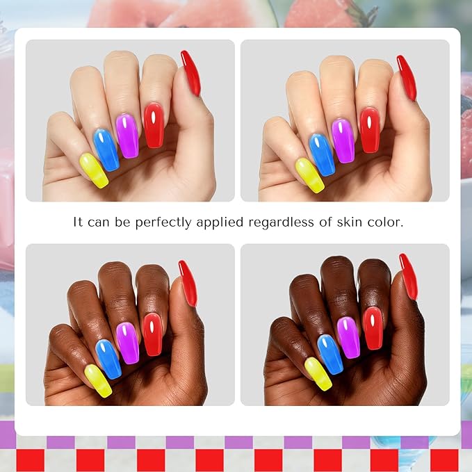 AZUREBEAUTY Cat Eye Magnetic Nail Polish Set, Quick Dry Non-Gel Holographic Fingernail Mooncat Polish with Top Coat, 4 Colors (Red, Purple, Green, Teal), DIY Salon at Home Manicure for Women