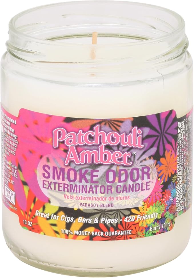 Smoke Odor Exterminator 13 Oz Jar Candle Patchouli