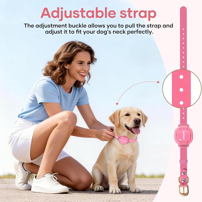Shock Collar for 5-30lbs Mini Small Dogs,4200FT Range,Pink | Dog Training Collar with Remote,IPX8-Waterproof Rechargeable E-Collar with Beep, Vibration, Safe Shock,Security Lock