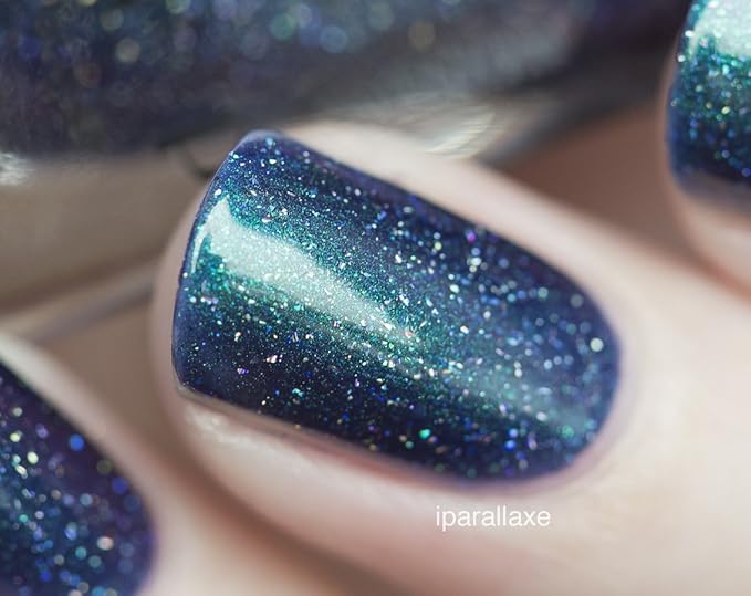 ILNP Interstellar - Navy, Teal, Purple Holographic Nail Polish
