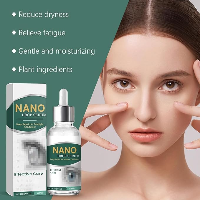 2pcs Optifusion Drops, Herbionyx Nano Drop Serum with Lutein, Vitamin C/E