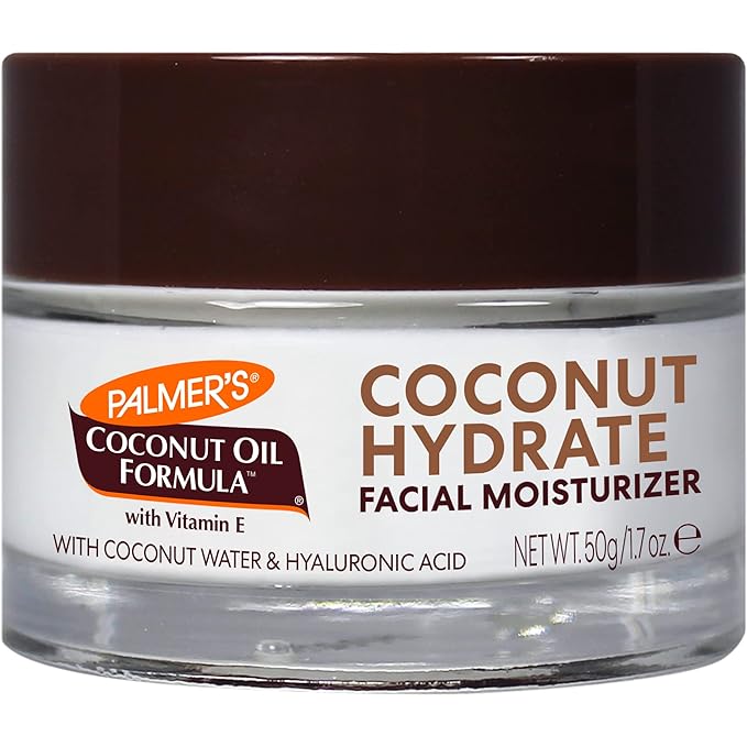 Palmer's Coconut Oil Formula Coconut Water Face Moisturizer, 1.7 Ounce Jar, (Pack of 2)