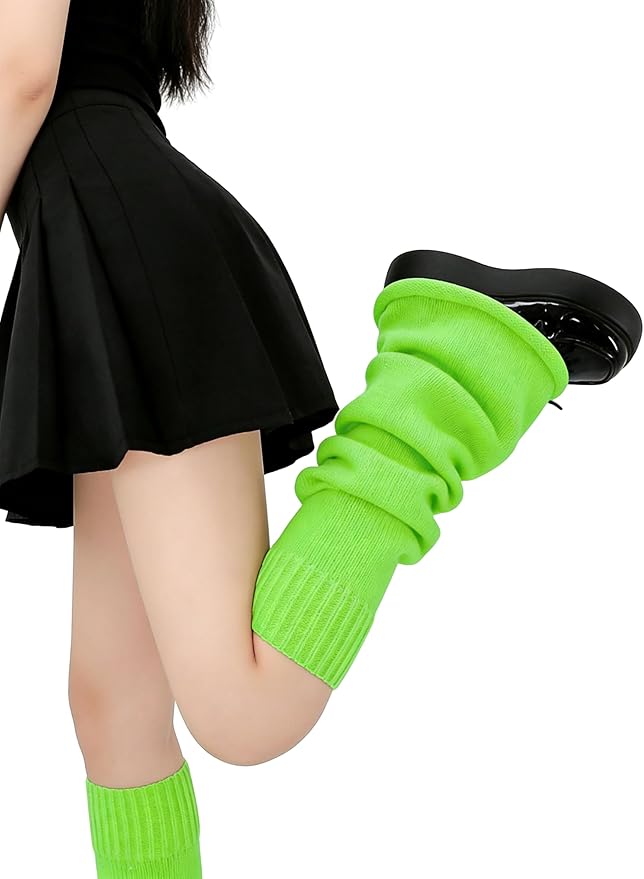 Sexybody Women's Leg Warmers Fashion Knit Warmers Long Socks Cute Y2K Kawaii Japanese Lolita Harajuku Accessories for Girls