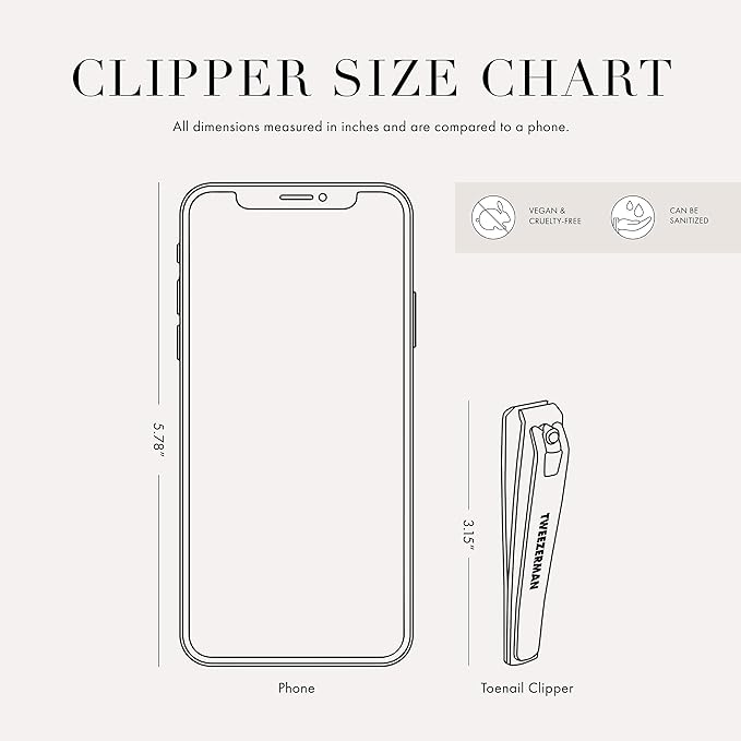 Tweezerman Stainless Steel Toenail Clipper