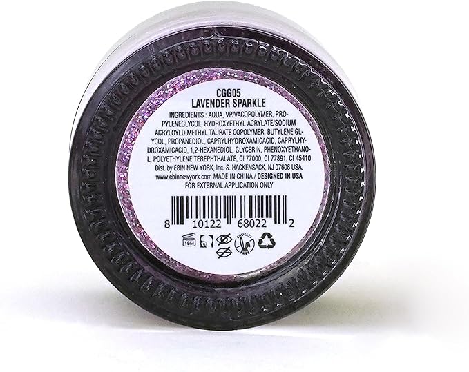 Dazzle and Delight: Secret of Pharaoh Glitter Gel for Hair, Body and Face - Lavender Sparkle | 6 Vibrant Colors, Long Lasting Sparkles, Ideal for Parties, and Festival Look, Glammarous Effect
