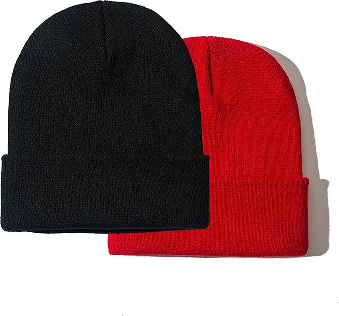 PFFY Unisex Beanie Hats for Men Women Knit Winter Beanies