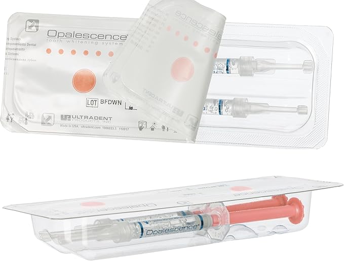 Opalescence 35% with PF Gel Syringes Teeth Whitening - (8 Syringes) Refill Kit Carbamide Peroxide. Made by Ultradent, in Melon Flavor. Tooth Whitening Refill Syringes 5404-4