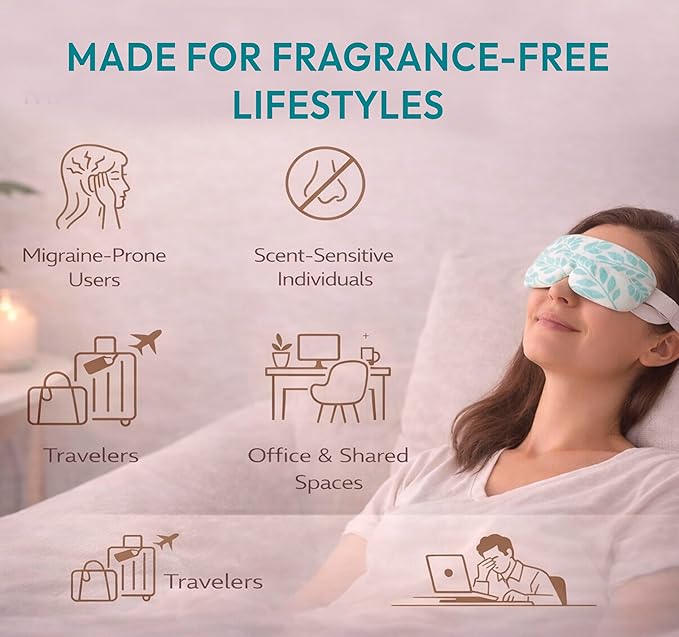 Steam Eye Mask - 16 Pack Self-Heating Warm Compress for Dry Eyes, Puffy Eyes Relief, Cornea Care, and Relaxation - Soothing & Comfortable Heated Eye Pads - Unscented