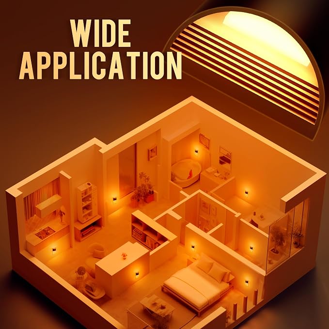 Night Light, Night Lights Plug into Wall, Adjustable, Amber | 3 Level Brightness Adjustable Night Light, Dusk to Dawn Sensor, Nightlights for Adults, Bedroom, Bathroom, Hallway, 4 packs