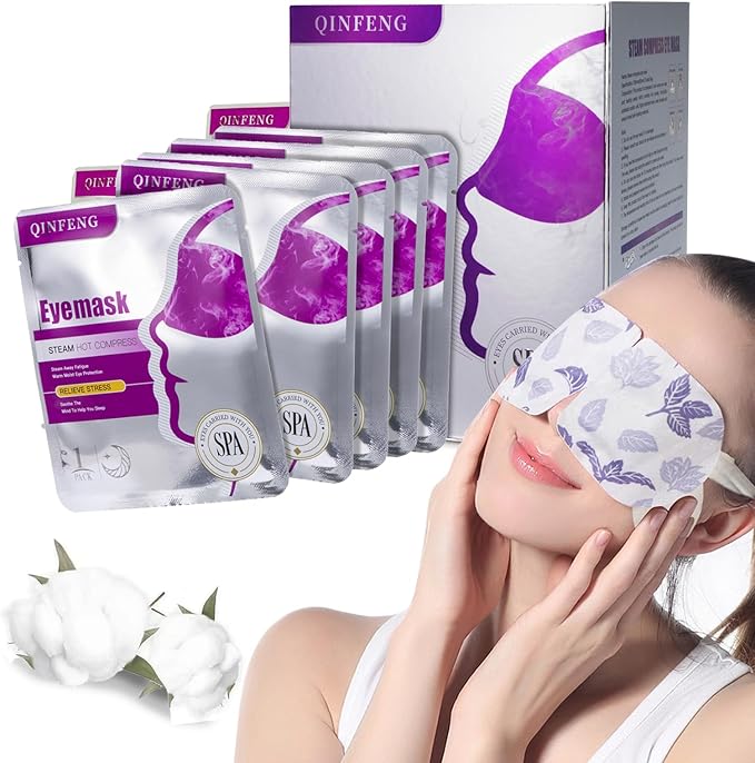 18 Packs Steam Eye Mask for Dry Eyes Self Heating Masks Cornea Care Rest Disposable SPA Warm Compress,Eye Mask for Sleep,Reduce Eye Fatigue Travel Essentials Gifts for Women(Unscented)