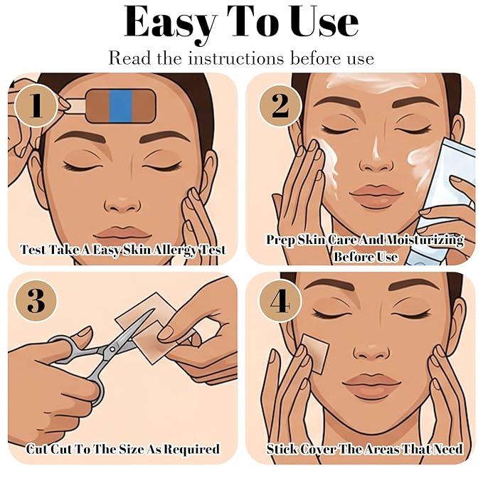 10Pcs Facial Patches Face Tape, Non-Invasive Wrinkle Tape for Face, Japanese Faces Tapes,Overnight Wrinkle Remover, High Elasticity Multifunctional Wrinkles Forehead Eyes Faces (Beige, 2.5cm)