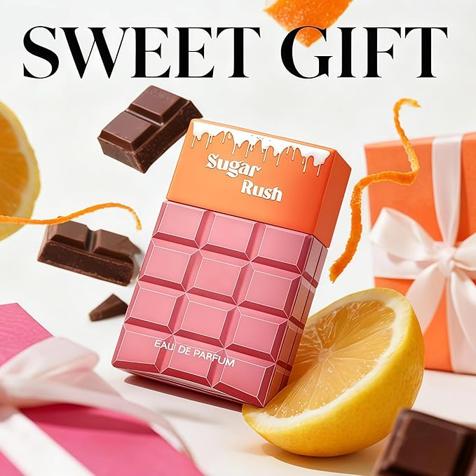 A CENTER Sugar Rush Sweet Perfume for Women Long Lasting Fragrance Eau de Parfum Floral & Sweet Women's Perfume Daily Used 3.4 Fluid Ounce