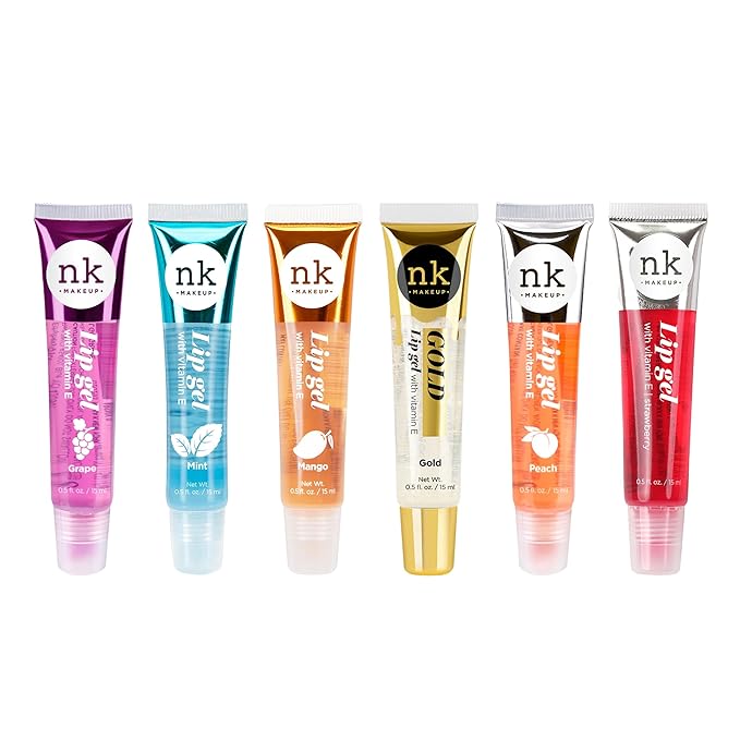 NICKA K NEW YORK Lip Gel, Hydrating, Lightweight, Glides on Effortlessly, Non Sticky Finish Lip Gel Colors (AMZ019)