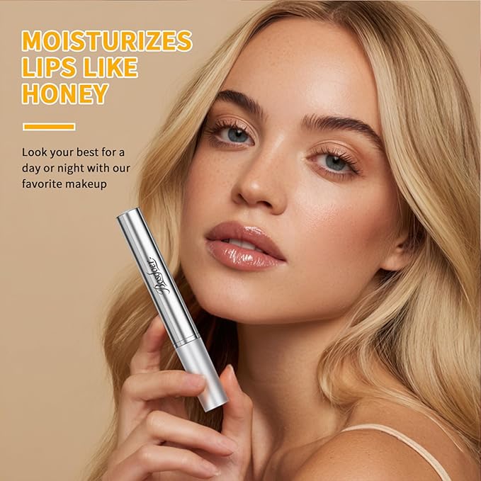 Honey Lip Tinted Lip Balm, Nourishing Hydrating Natural Color, Moisturizing Lip Care for Soft Lips for Daily Use, Enhances Lips with a Subtle Tint, Long Lasting, Lightweight