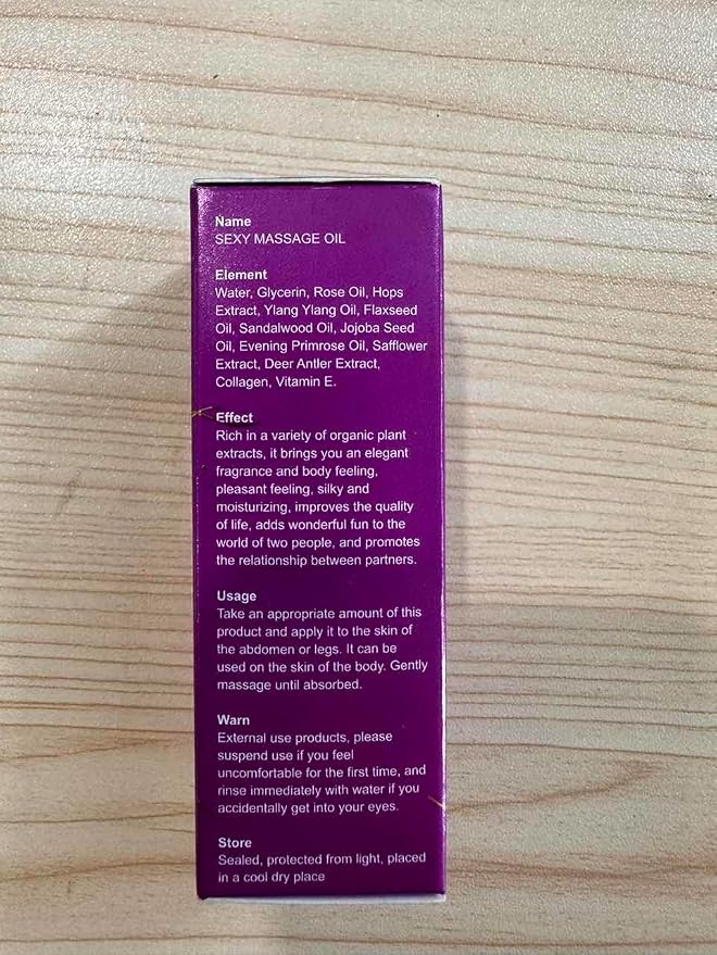 Sensual Massage Oil for Couples - Him/Her Pheromones Romantic Lover Spa, Sex Oils for Couples Pleasure, Sex Massage Oil for Lovers Full Body