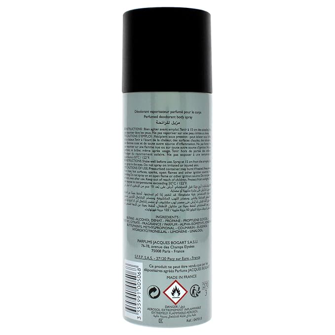 Jacques Bogart One Man Show for Men - 6.66 oz Body Spray (Pack of 2)