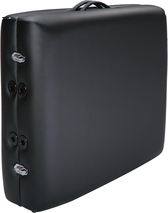 Master Massage 30" Del Ray Pro Portable Massage Table in Black Color, Standard