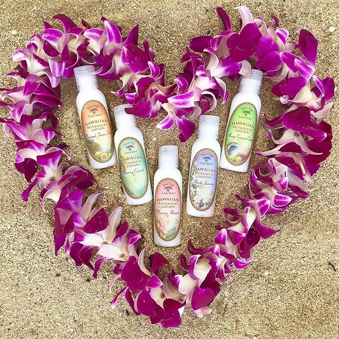 Island Soap and Candle Works Botanical Coconut Scented Body Lotion for Men and Women - Paraben Free Body Moisturizer - Hydrating Hawaiian Skincare - Creamy Coconut - 8.5 Fl Oz. Bottle
