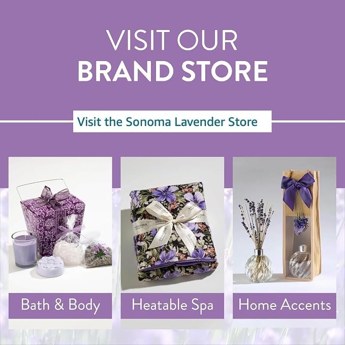 Sonoma Lavender Microwaveable Aromatherapy Stuffed Pillows, Plush Bunny, Lavender Scented with Removable Washable Cover, Lil The Lavender White Bunny