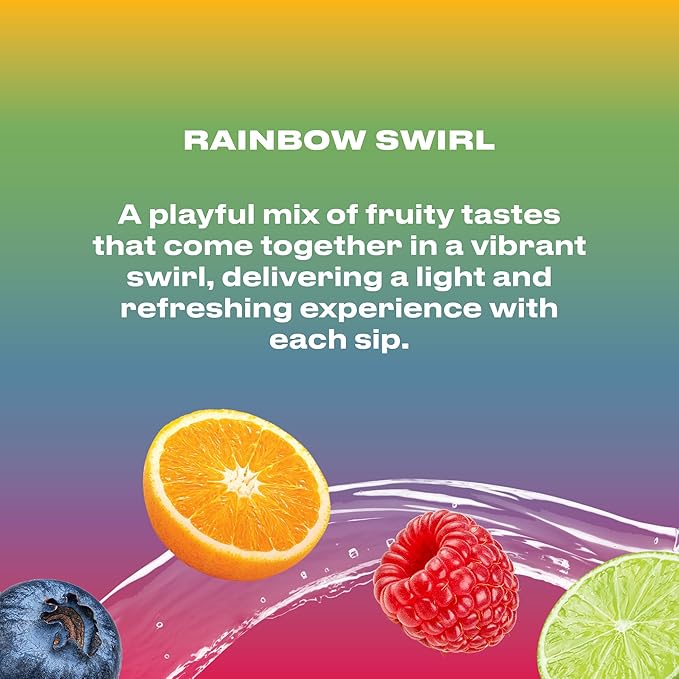 Cwench Electrolyte Mix - Rainbow Swirl 10 Count