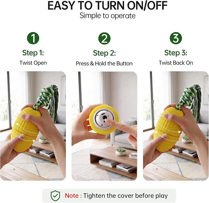 Interactive Dog Toys, Automatic Bouncing Dog Toy with Rope, Motion Activated Corn Dog Toy, Rechargeable Moving Dog Toy with 3 Play Modes, Keeps Dogs Busy, Boredom Relief ChewToy for Small Medium Dogs