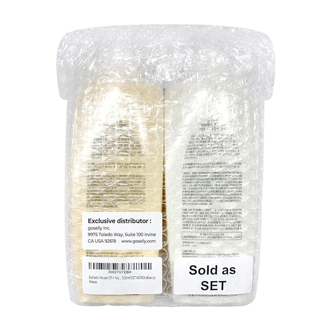CP-1 Nourishing Shampoo + Conditioner 500ml SET Korean Beauty for Dry Damaged Hair with Premium Keratin, Protein, Spa Products