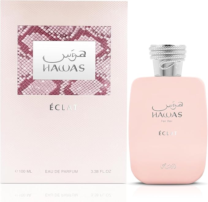 Rasasi Hawas Eclat for Women Eau de Parfum Spray, 3.4 Ounce