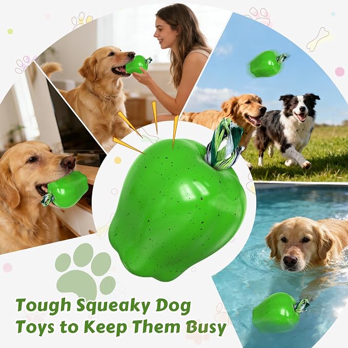 Tough Dog Chew Toys Indestructible Squeaky Toys for Aggressive Chewers Outdoor Swimming Interactive Tough Chew Toys for Medium and Large Dogs
