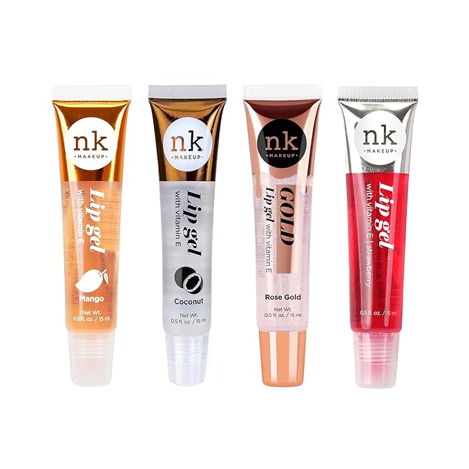 NICKA K NEW YORK Lip Gel, Hydrating, Lightweight, Glides on Effortlessly, Non Sticky Finish Lip Gel Colors (AMZ033)