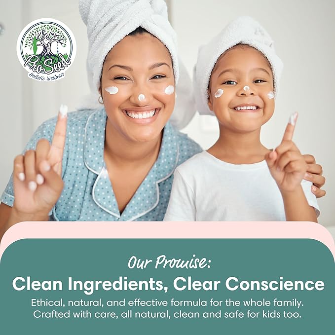 ProSeed Handmade All-Natural Magnesium Lotion – Vegan, 3000mg/oz Formula – Soothing Bedtime Body Rub for Kids, Toddlers & Pregnant Women – Butter & Oil Blend (2oz)