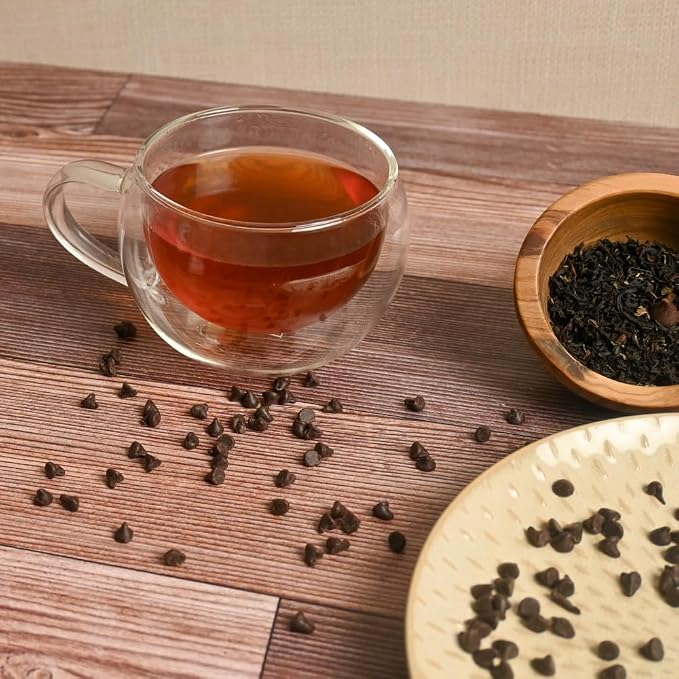 Organic Positively Tea Company, Mint Chocolate Chip, Black Tea, Loose Leaf, 4 Ounce