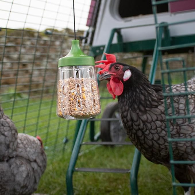 Omlet Pendant Peck Toy | Interactive Slow-Feed Chicken Treat Dispenser | Boredom Busting Enrichment for Hens | Holds About 300g of Feed | Encourages Pecking & Foraging | Available in 2 Designs