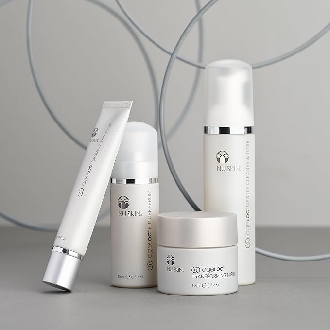 Nu Skin ageLOC Radiant Day SPF 22 | Broad-Spectrum UV Protection | Lightweight, Non-Greasy Daily Sunscreen | Supports Skin Hydration & Defense | Daily Skin Care | 30-Day Supply