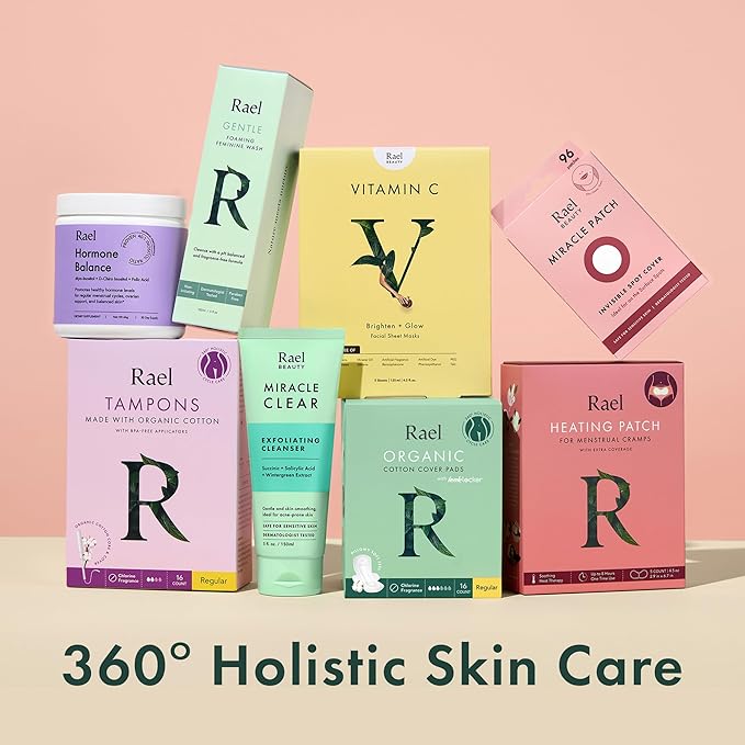 Rael Pimple Patches, Miracle XL Spot Control Cover - Hydrocolloid Acne Pimple Patch for Face, Zits & Blemish, Back and Body, Korean Skin Care (8 Count)