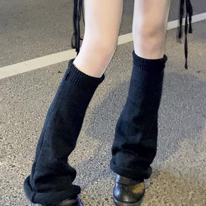Sexybody Women's Leg Warmers Fashion Knit Warmers Long Socks Cute Y2K Kawaii Japanese Lolita Harajuku Accessories for Girls
