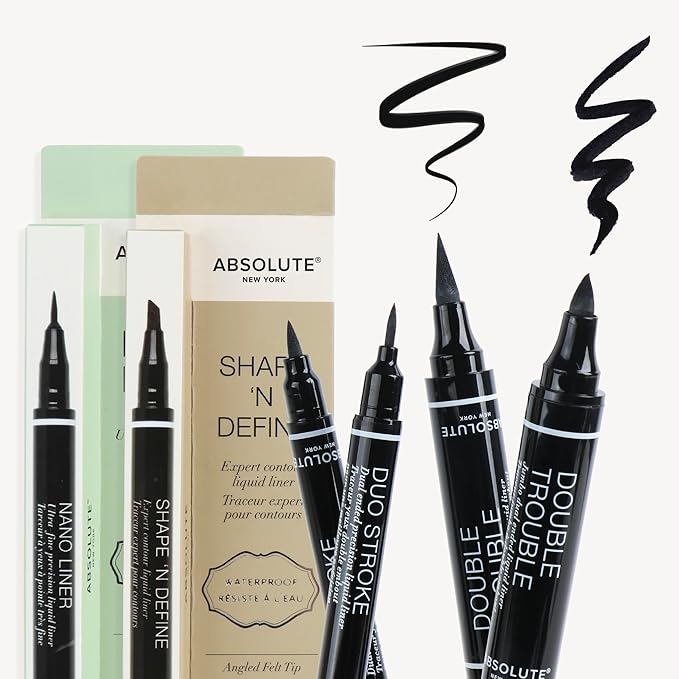 Absolute New York Shape N' Define Super Slim Angled Tip Double Ended Liner