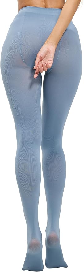 CozyWow Women's 80D Soft Opaque Tights, High Waist Solid Color Womens Tights with 30+ Colors