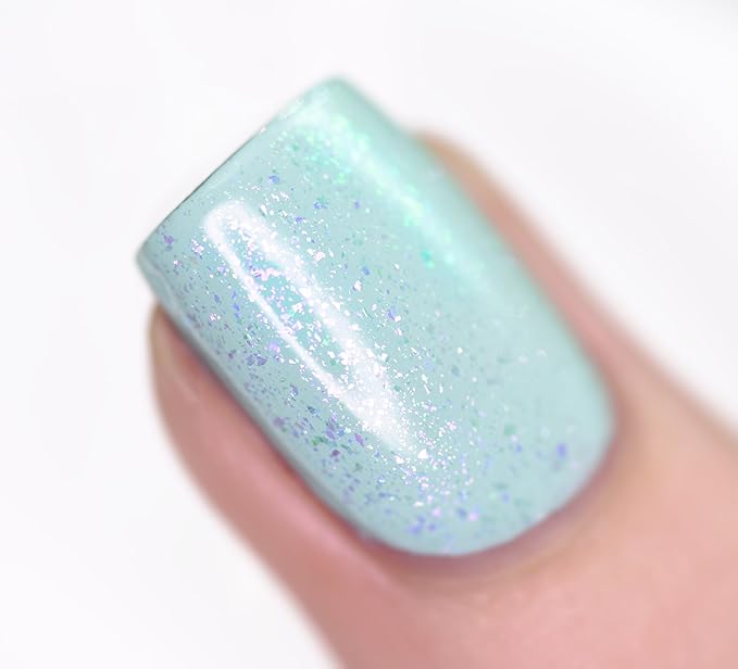 ILNP Mile High - Pink-Purple, Forest Green Iridescent Topper Nail Polish