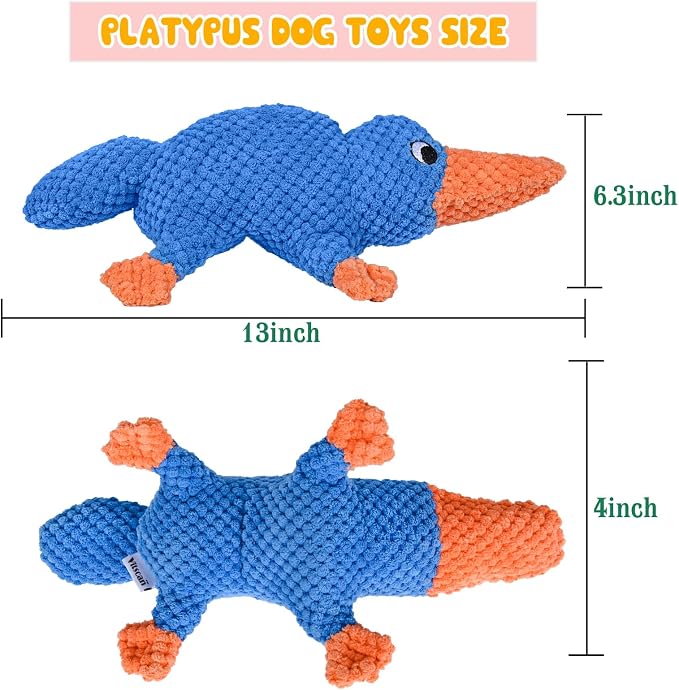 Vitscan Squeaky Dog Toys for Aggressive Chewers Small Medium Large Breed